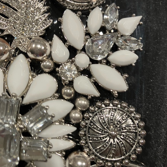 ORIGINAL JEWELRY ART COLLAGE IN GLASS FRAME. UNIQUE HANDMADE OOAK GIFT 💝 IDEA - Picture 8 of 14